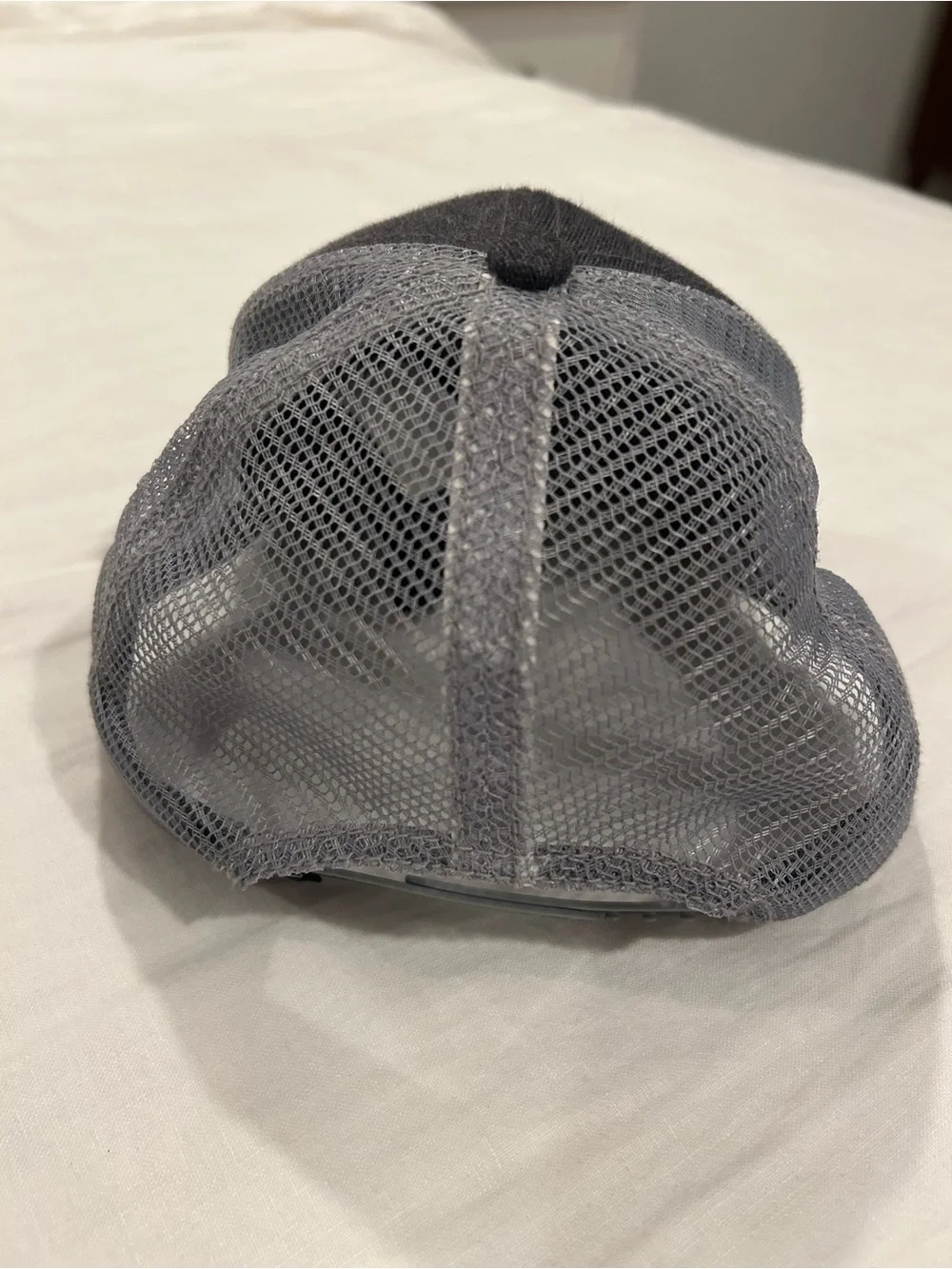 The North Face Gray Logo Trucker Hat